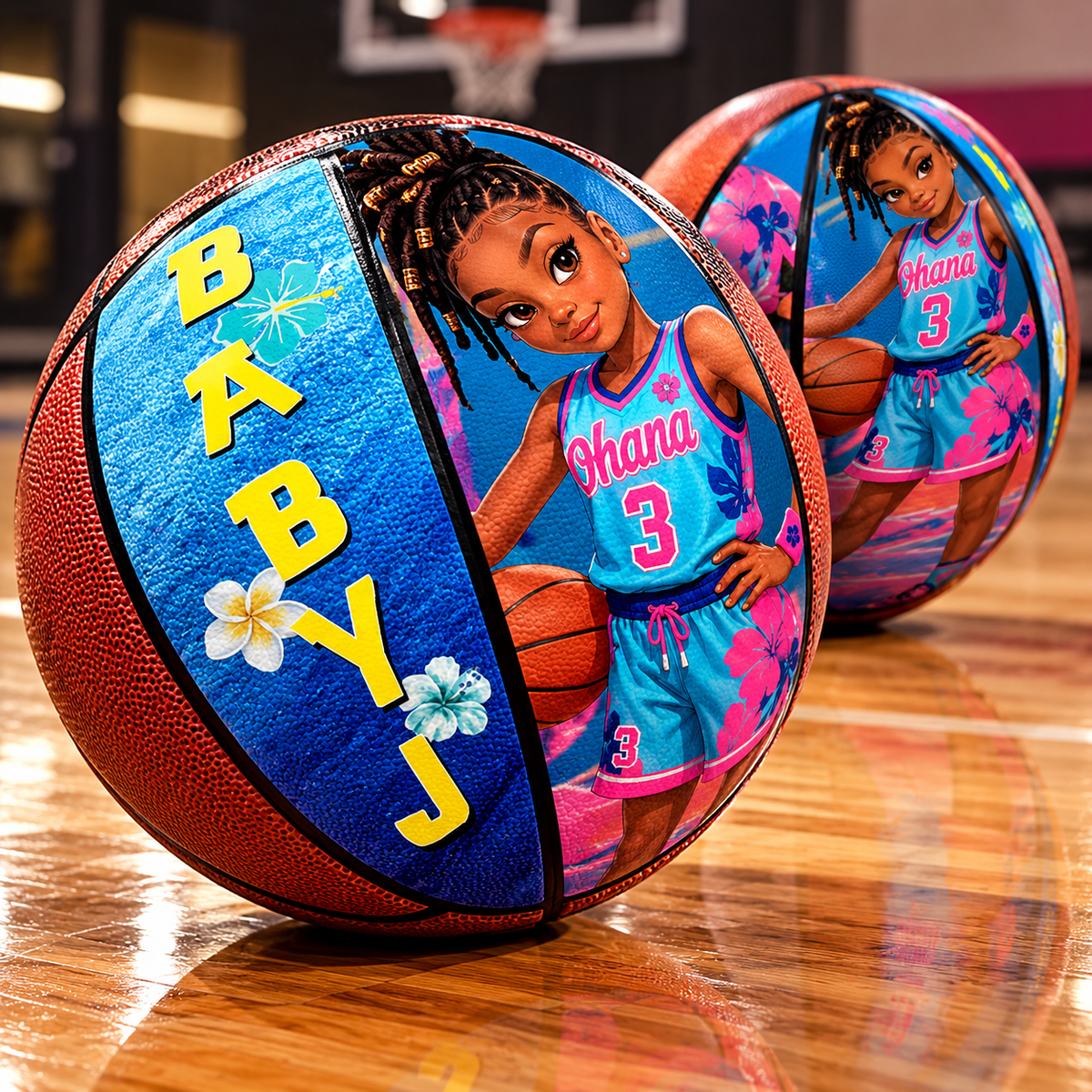 Editable Custom Basketball Canva Panel Template 🏀✨