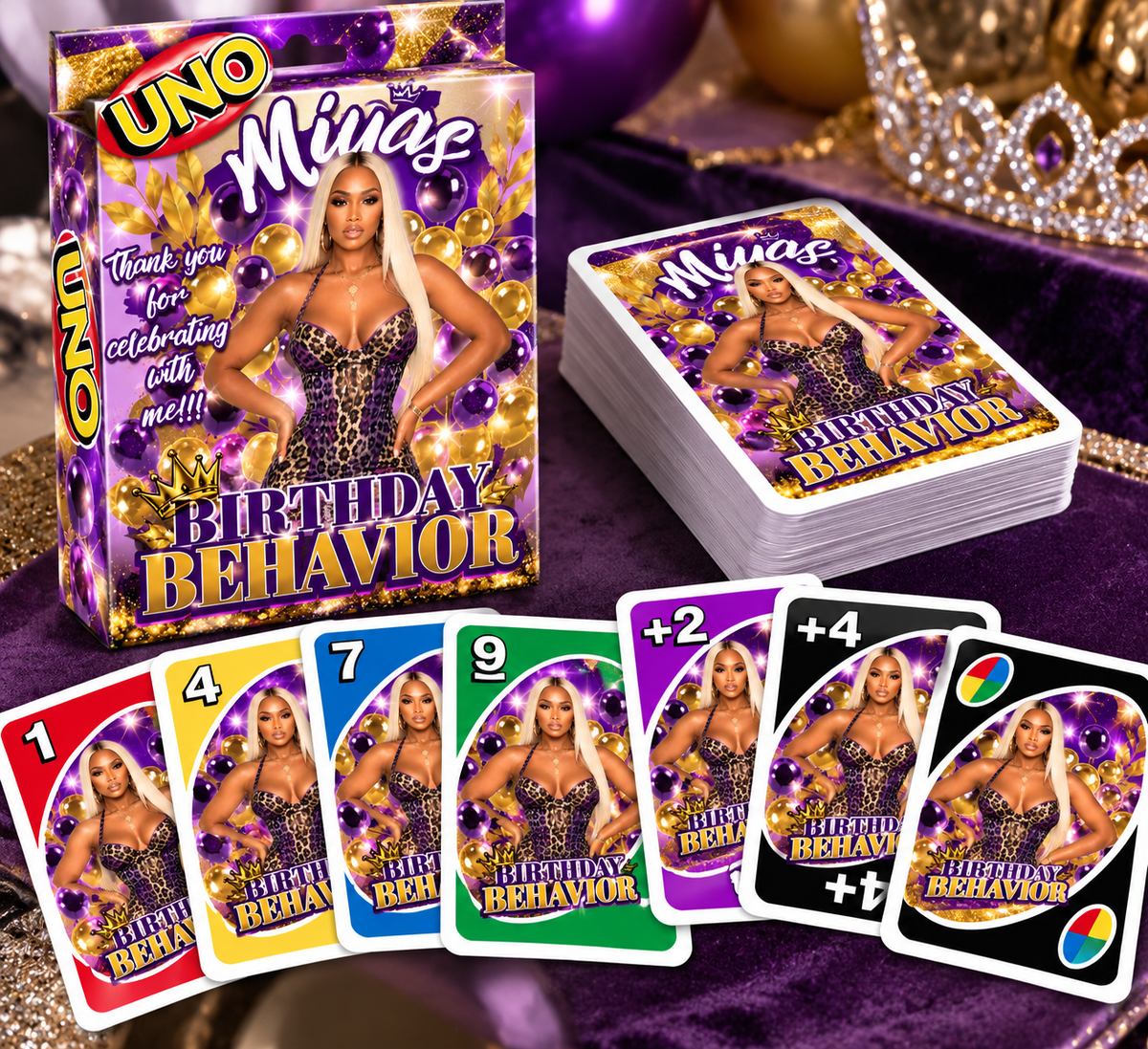Editable Custom Game Card Canva Template 🃏✨