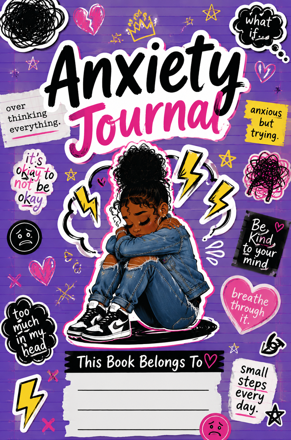 Anxiety Reflection Digital Journal 💜